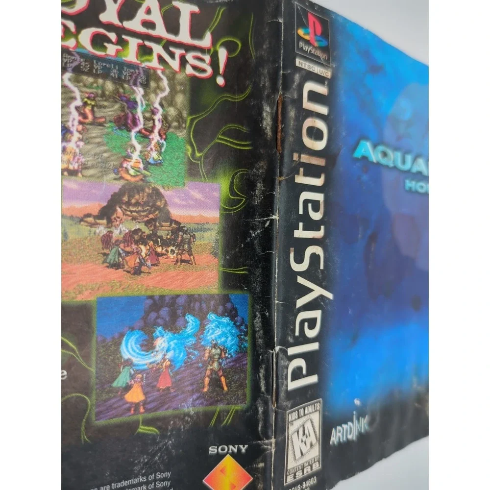 Aquanaut's Holiday Sony Playstation Paper Manual No Disk/Case Manual Only READ‎